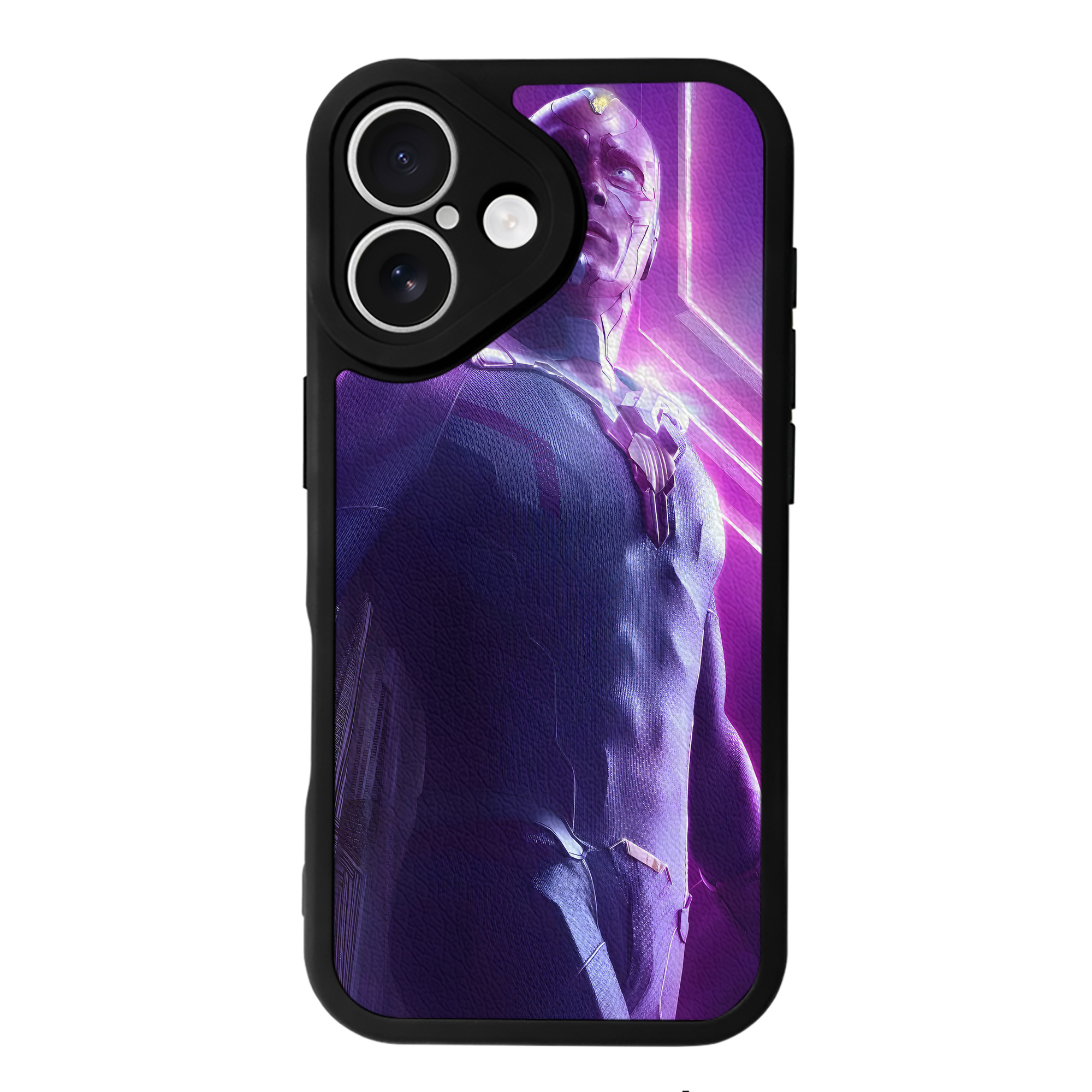 （画像用） アベンジャーズ The Avengers 【iPhone 16シリーズ対応】シリコンスマホケース（レザー調） 材質：シリコン